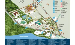 Mapa Sanktuarium w Licheniu. Znajdziesz tu cennik atrakcji, parkingów i noclegów.